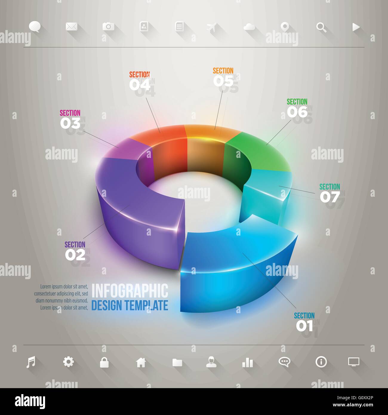 3d Pie Chart Vector