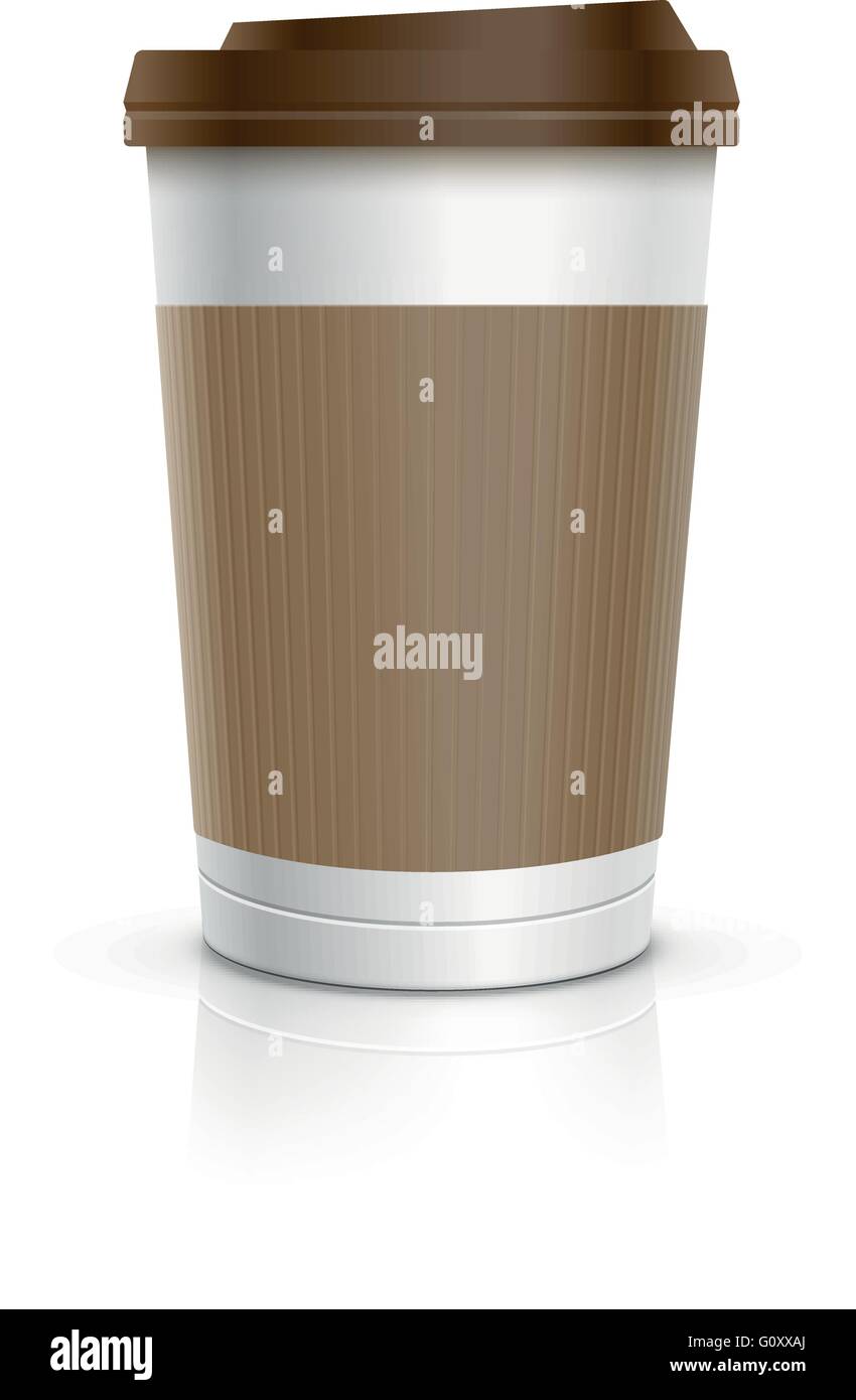 Disposable coffee cup. Vector illustration Stock Vector Image & Art Alamy
