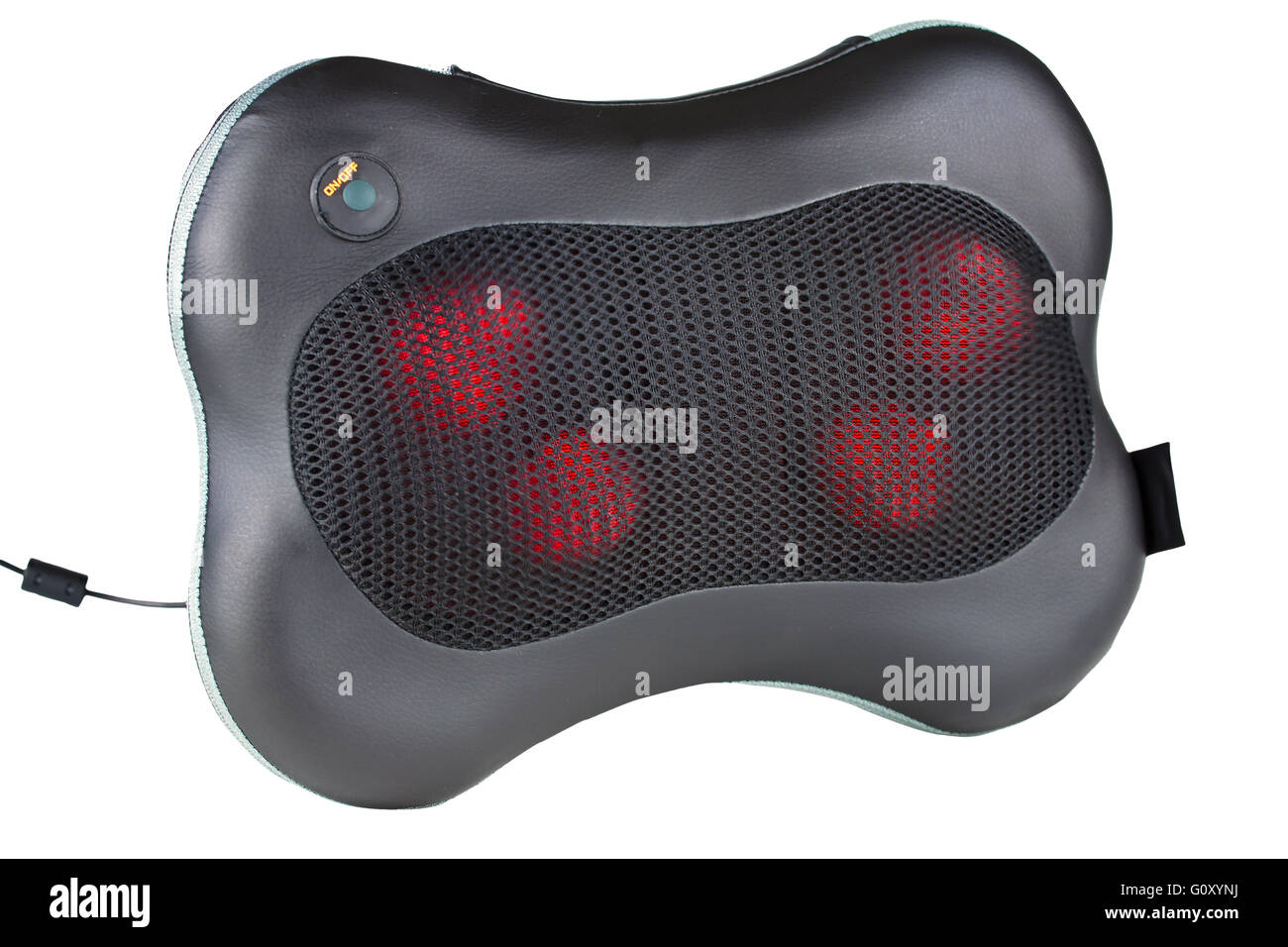 Electric massage cushion with infrared warming areas Stock Photo Alamy