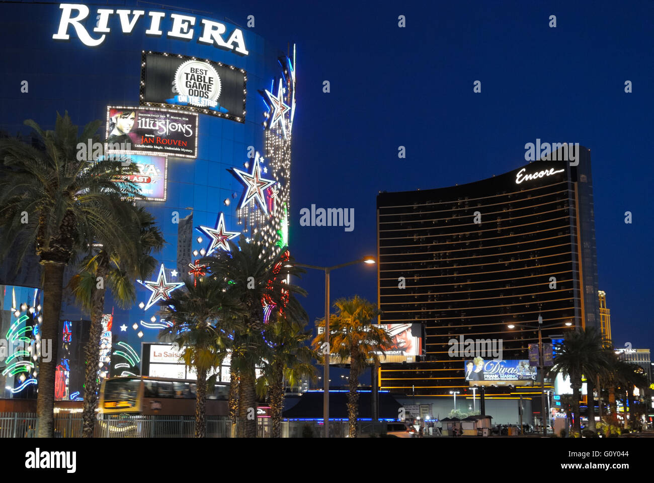 Riviera Hotel Casino Las Vegas Nevada USA Stock Photo - Alamy