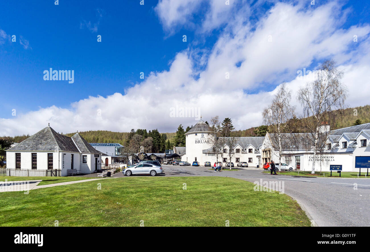 The House of Bruar located off the A9 just north of Blair Atholl with