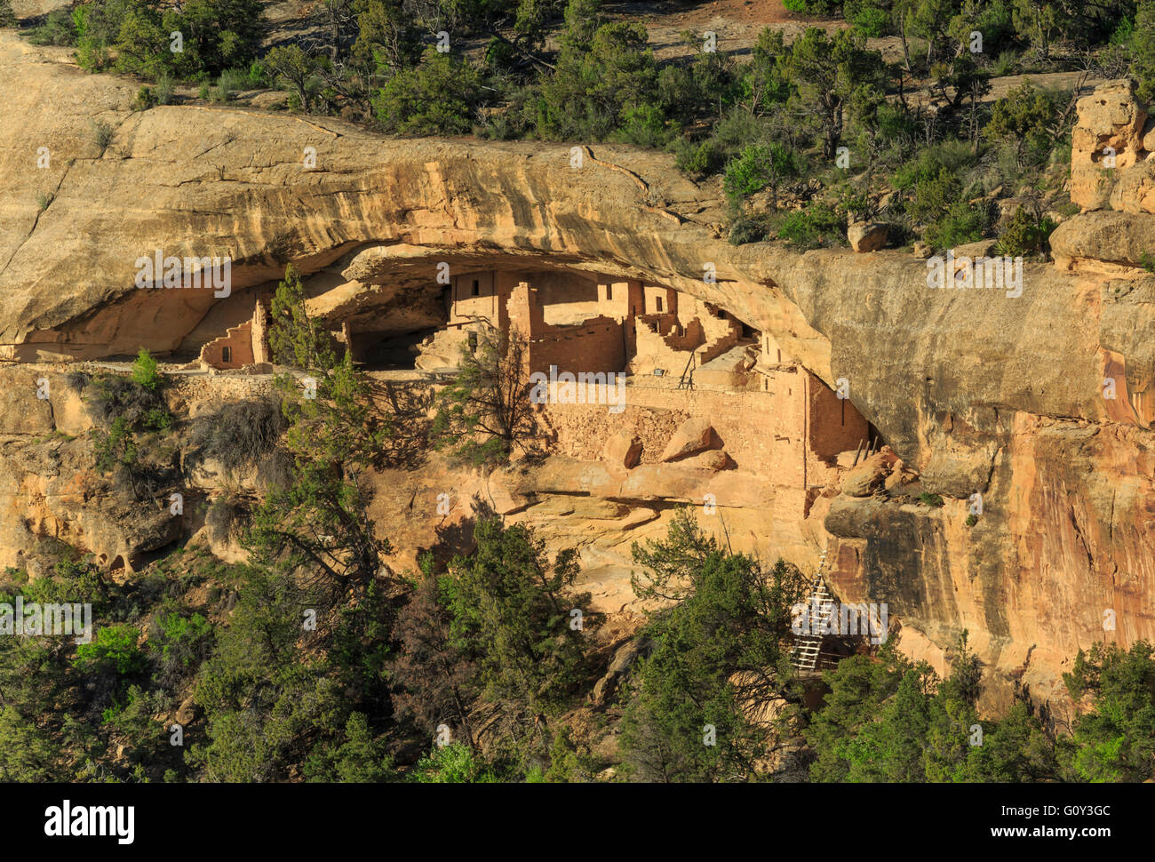 balcony house cliff dwelling at mesa verde national park, colorado Stock Photo