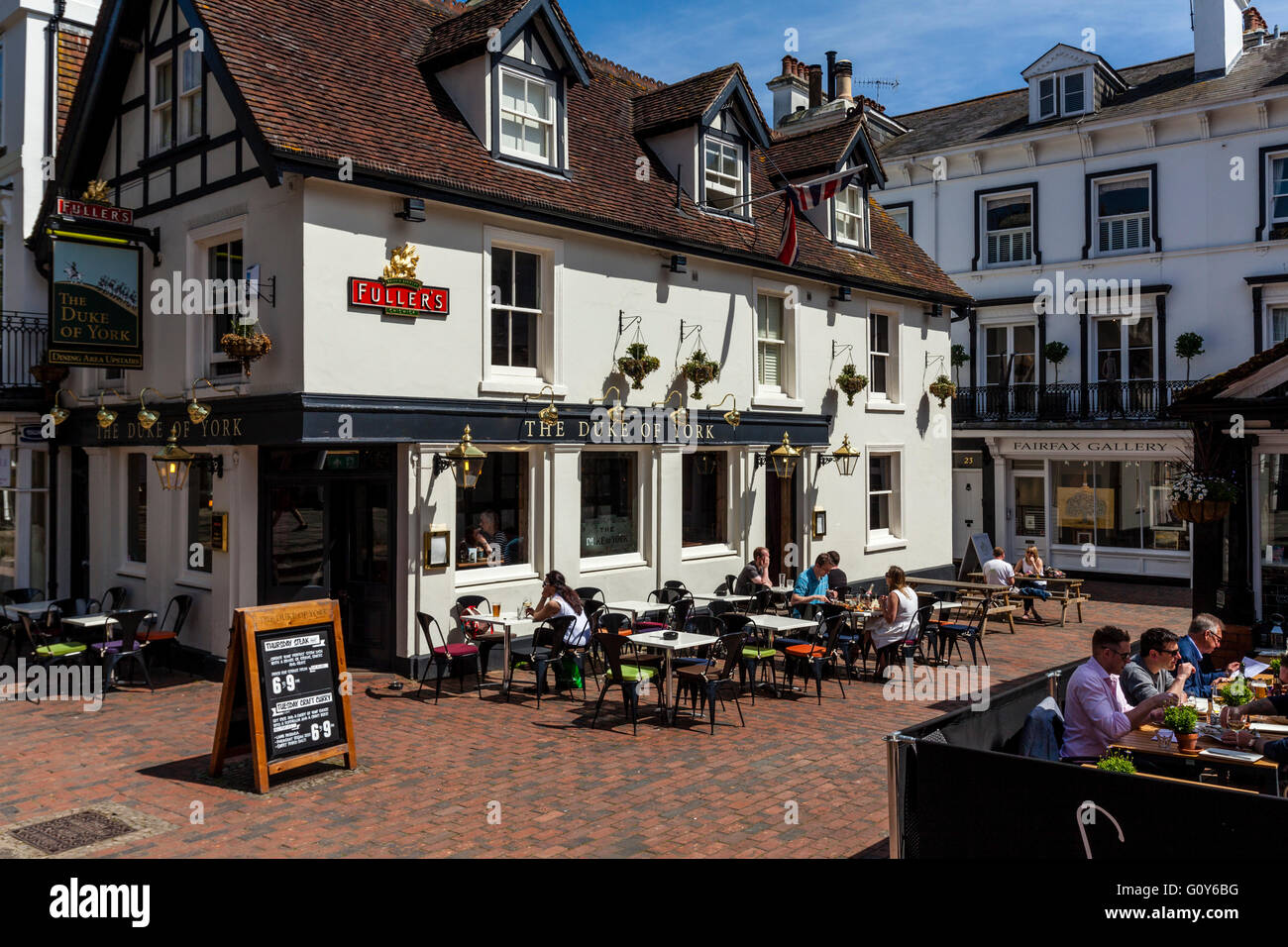 The Pantiles, Tunbridge Wells, Kent, UK Stock Photo