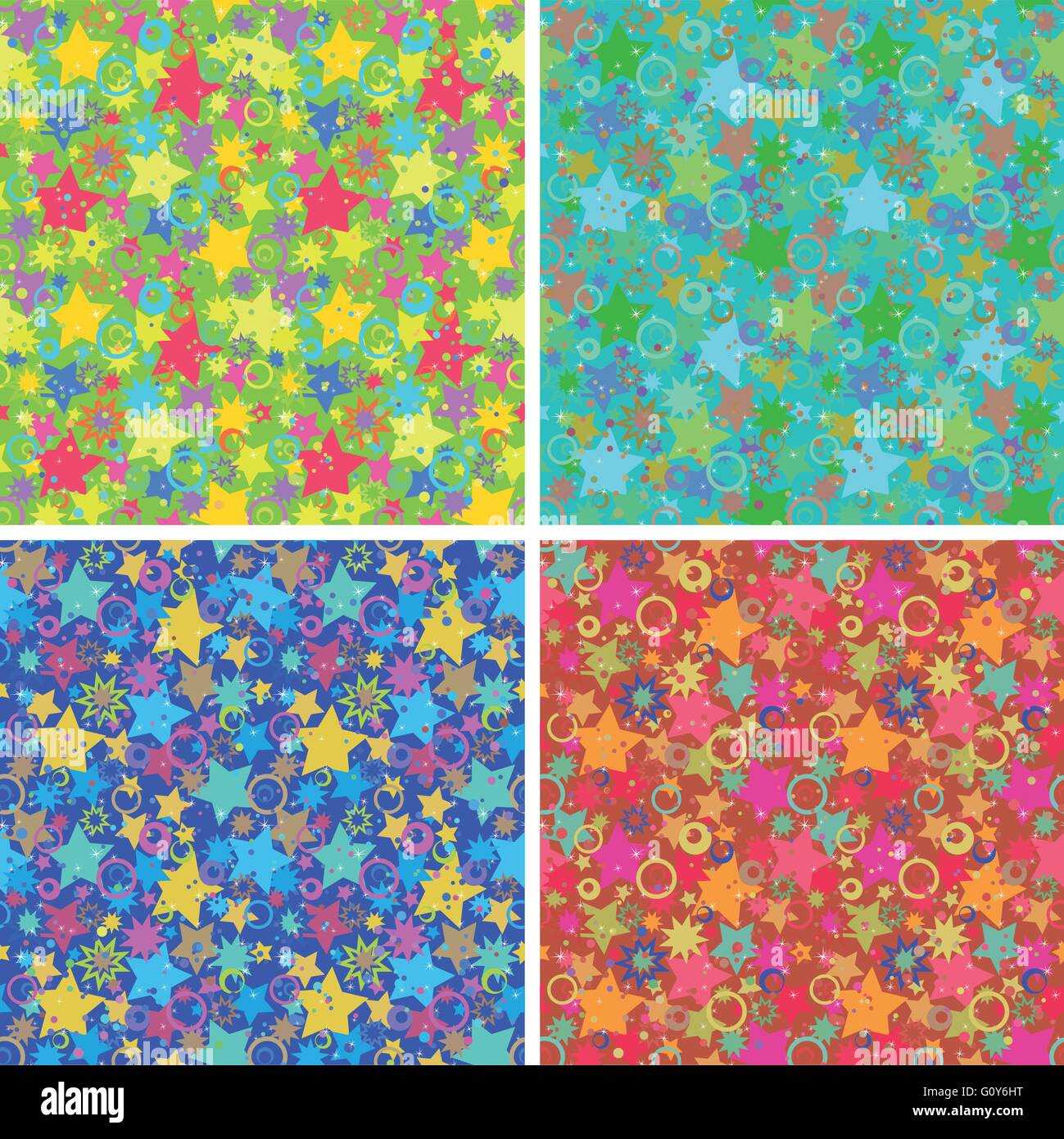 Seamless backgrounds, stars Stock Vector Image & Art - Alamy