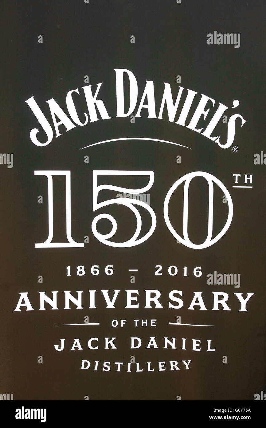 Jack Daniels 150th Anniversary Promo Sign At The Distillery In Stock Photo Alamy Jack Daniels 150th Anniversary Promo Sign At The Distillery In Stock Photo Alamy