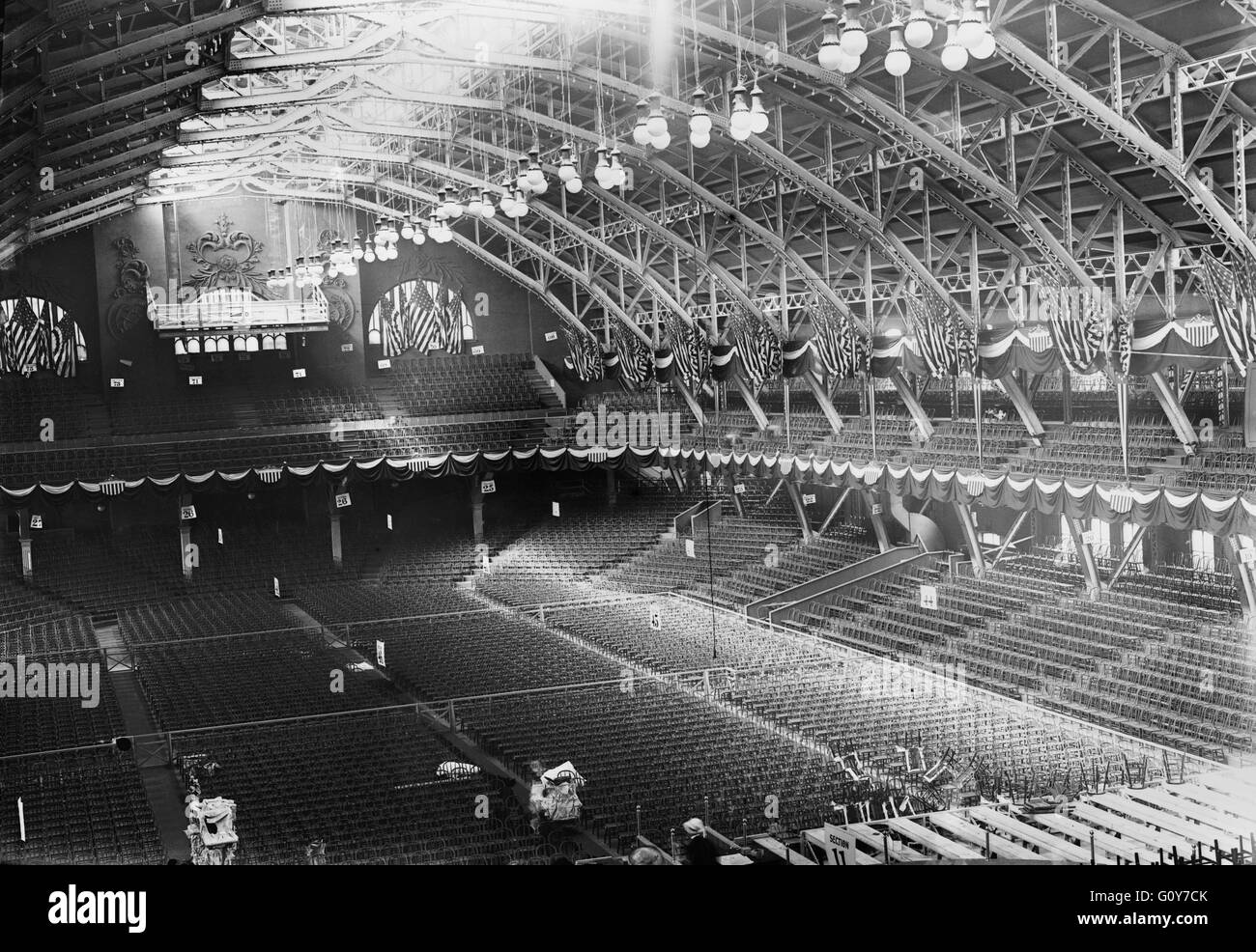 Republican National Convention, Chicago Coliseum, Chicago, Illinois, USA, Bain News Service, June 1912 Stock Photo