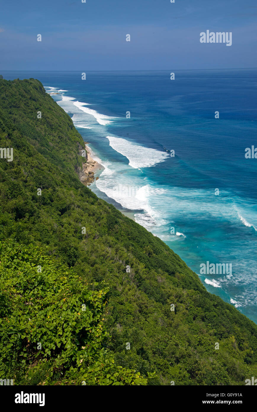 Coastline Uluwatu Bali Indonesia Stock Photo