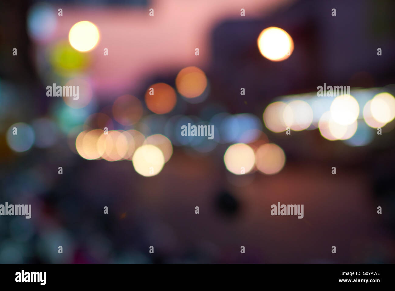 city lights at night abstract Stock Photo - Alamy