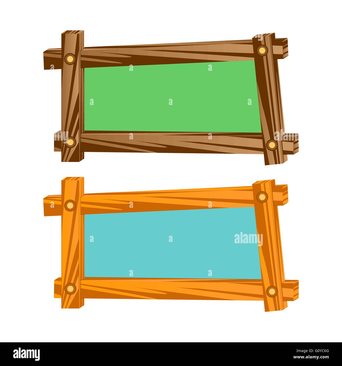Wooden frameworks Stock Vector Images - Alamy