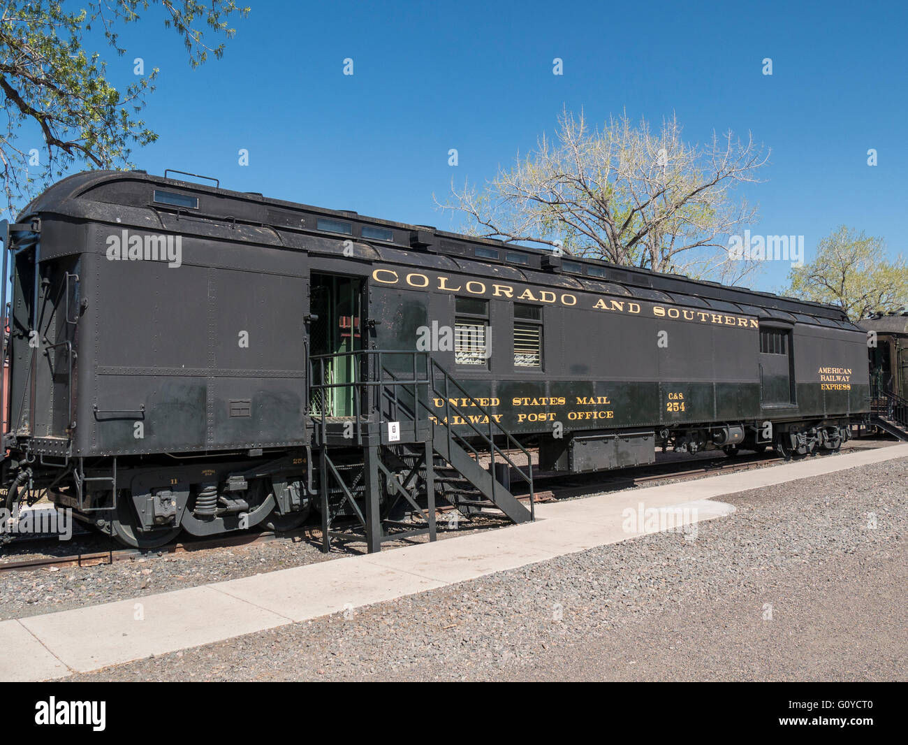 Railway Post Office Car 254, Colorado Railroad Museum, Golden