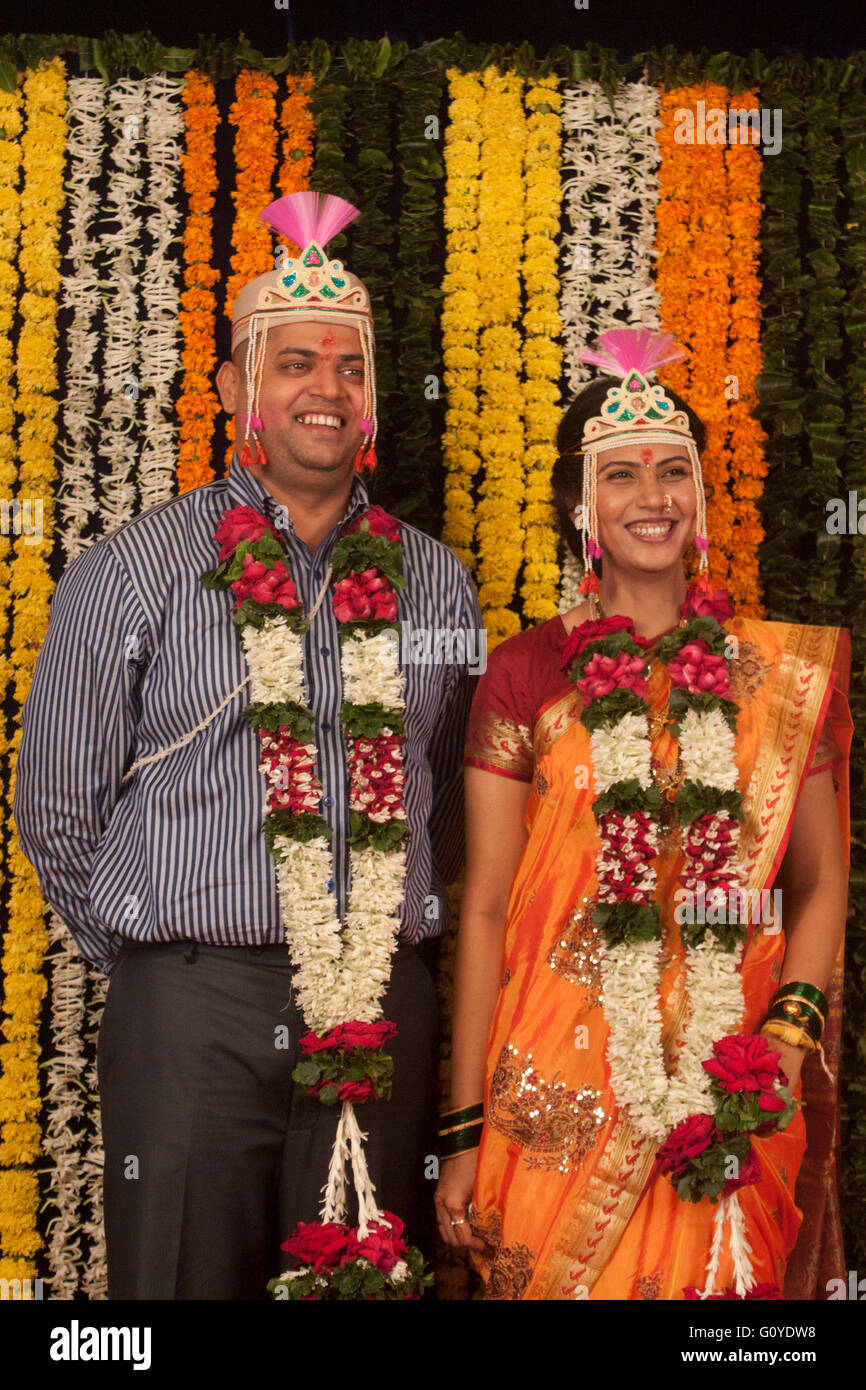Marathi couple hi-res stock photography and images - Alamy
