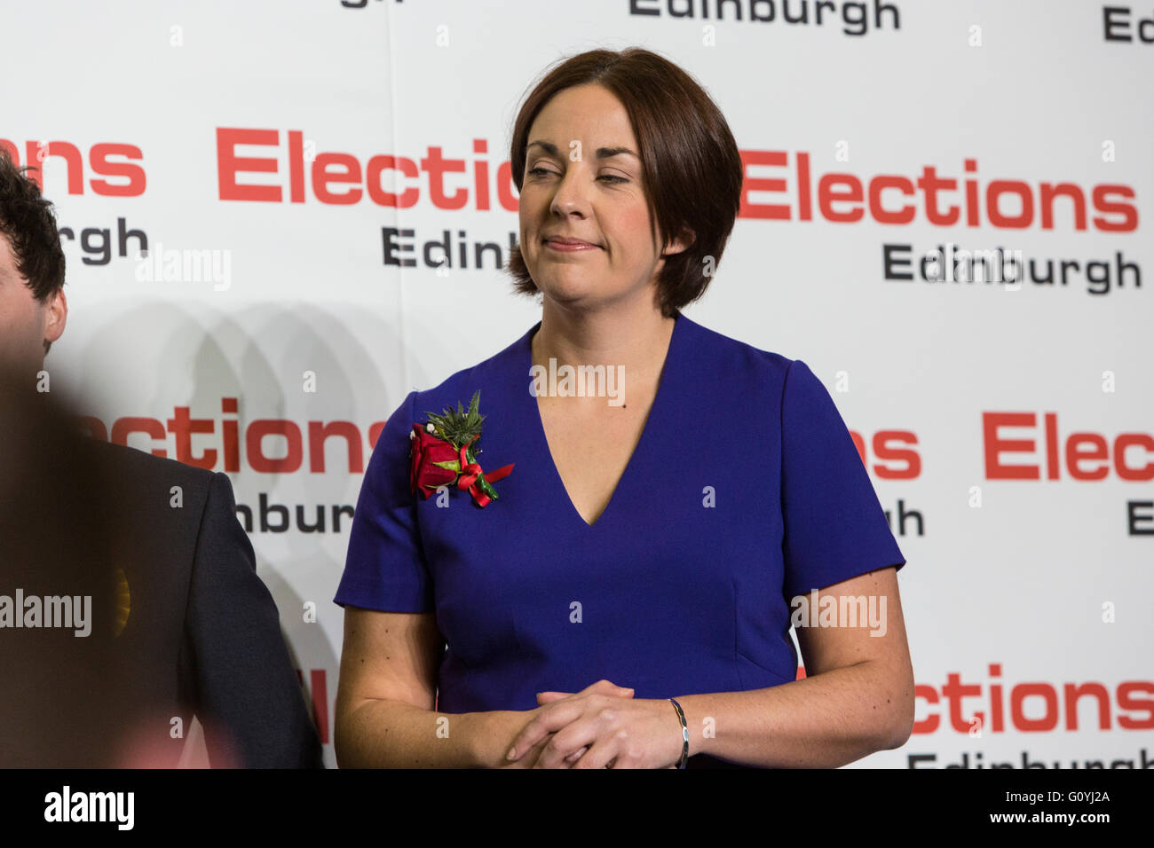 Edinburgh, Scotland, UK. 06th May, 2016. Kezia Dugdale, leader of Scottish Labour loses the Edinburgh Eastern seat to SNP's Ash Denham Credit:  Richard Dyson/Alamy Live News Stock Photo