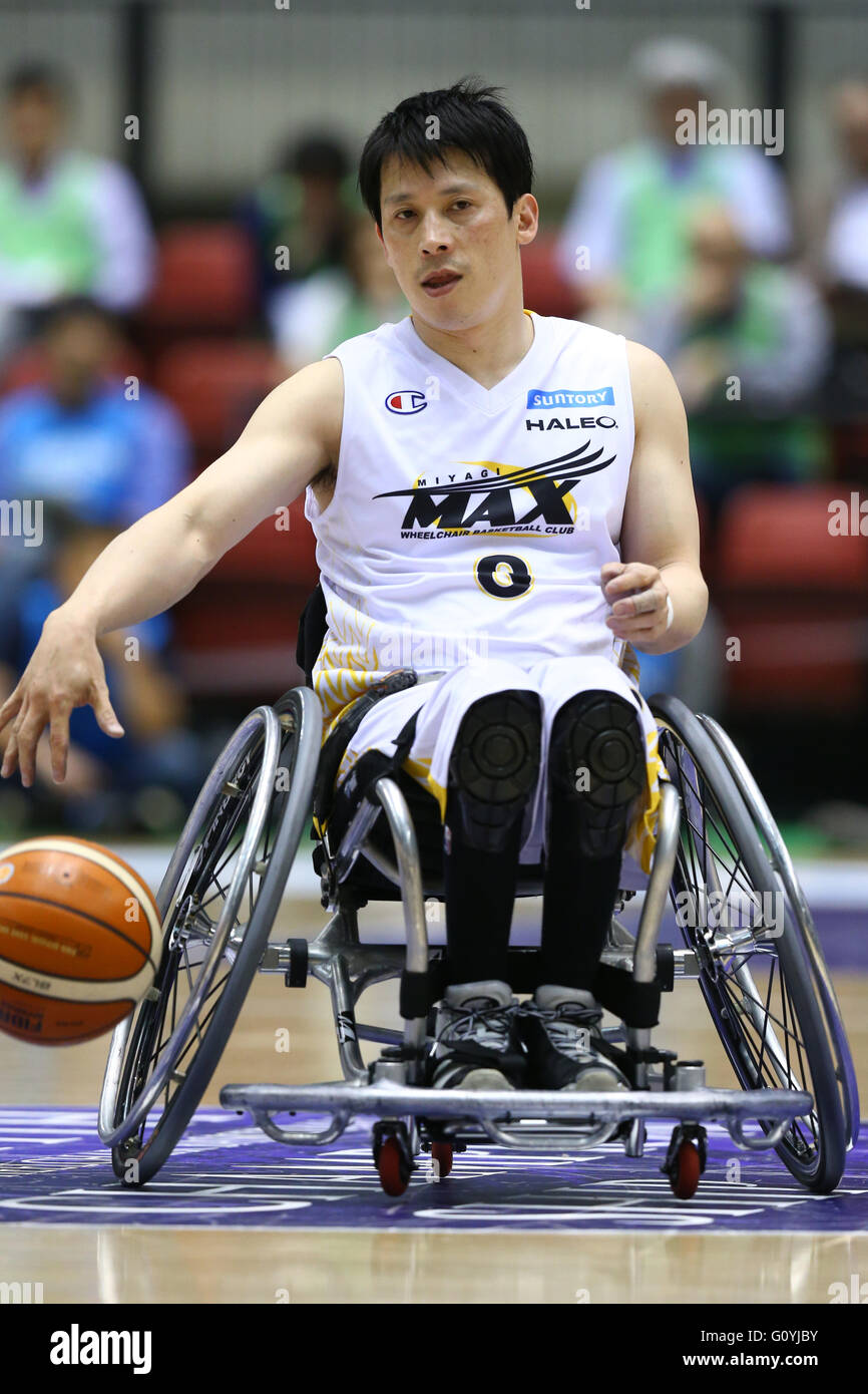 Tokyo, Japan. 5th May, 2016. Satoshi Sato (MAX) Wheelchair Basketball