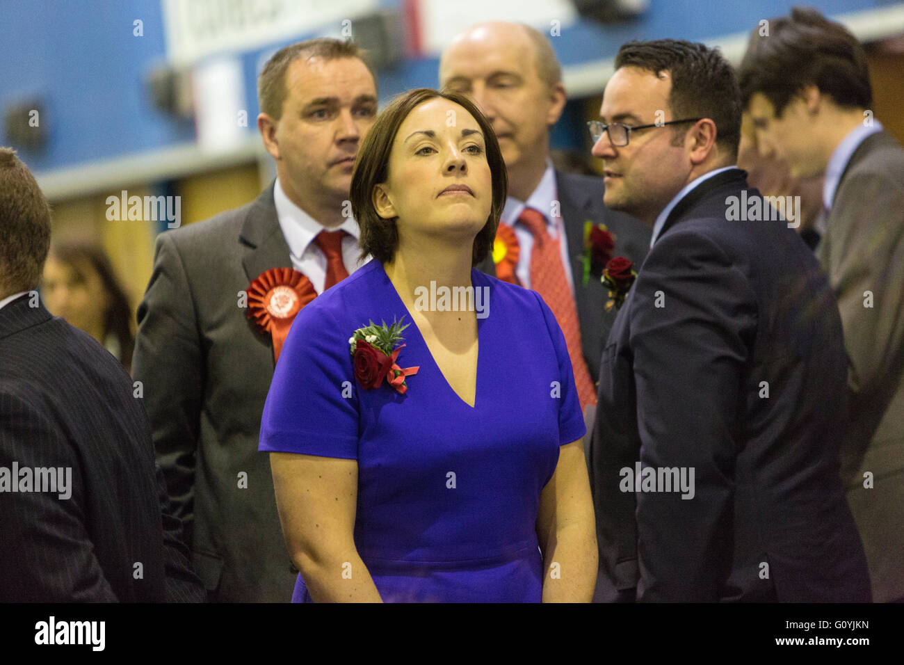 Edinburgh, Scotland, UK. 06th May, 2016. Kezia Dugdale gains a list seat in Edinburgh and announces she will be staying on as leader of Scottish Labour. Credit:  Richard Dyson/Alamy Live News Stock Photo