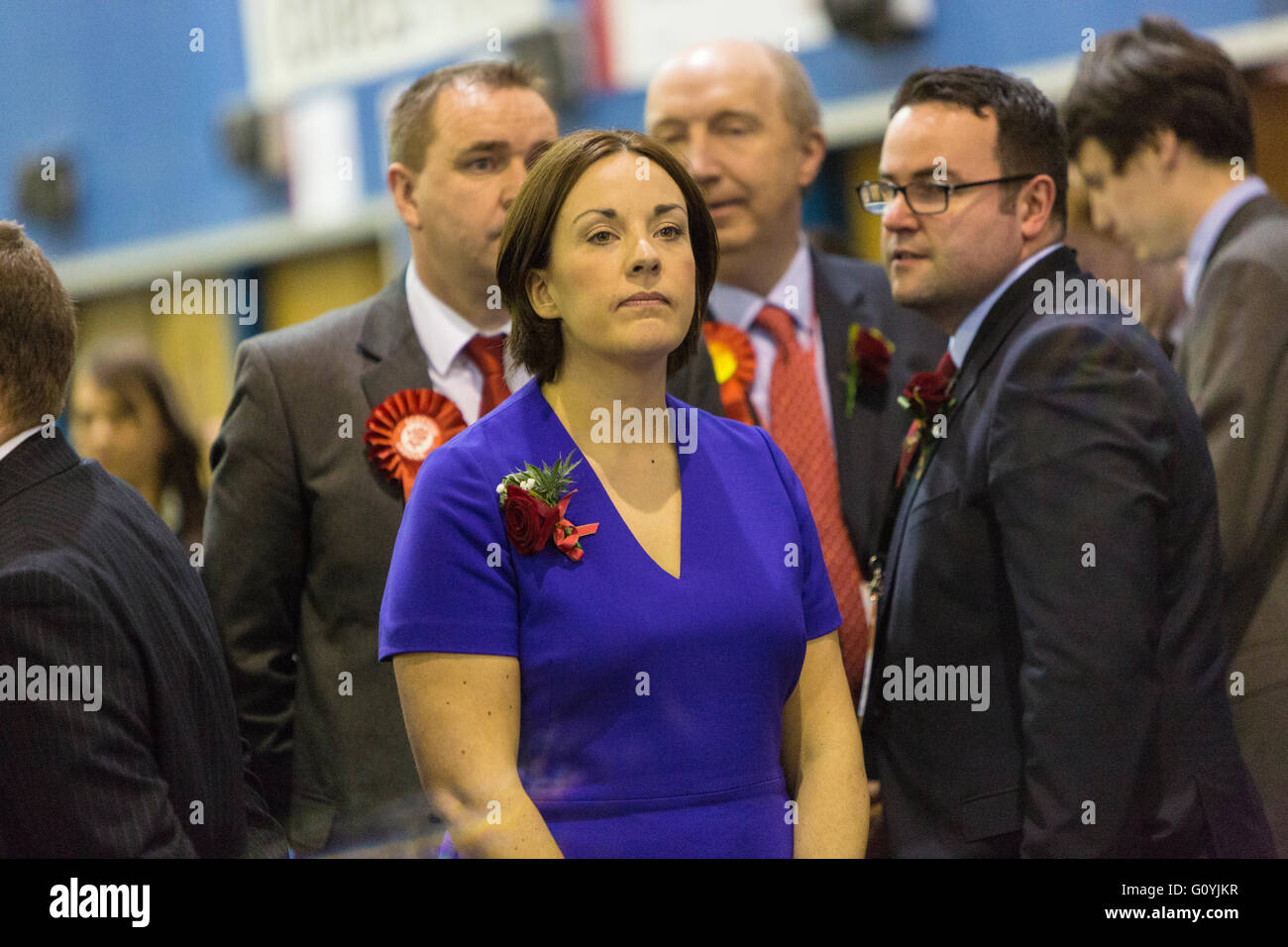 Edinburgh, Scotland, UK. 06th May, 2016. Kezia Dugdale gains a list seat in Edinburgh and announces she will be staying on as leader of Scottish Labour. Credit:  Richard Dyson/Alamy Live News Stock Photo