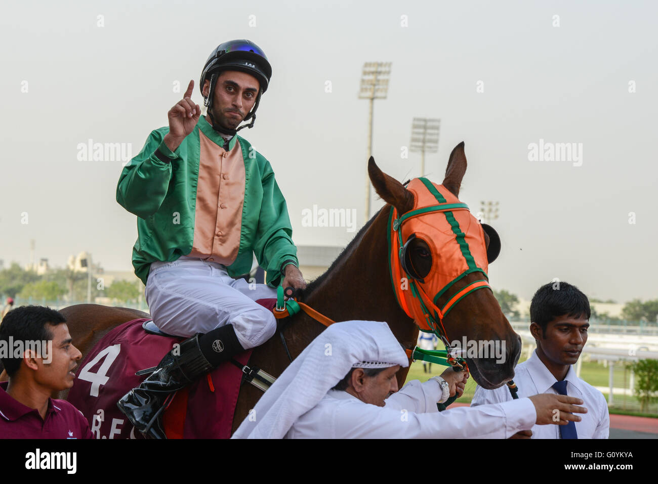 Qatar Racing & Equestrian Club, Doha. Qatar 5th May 2016. P Convertino