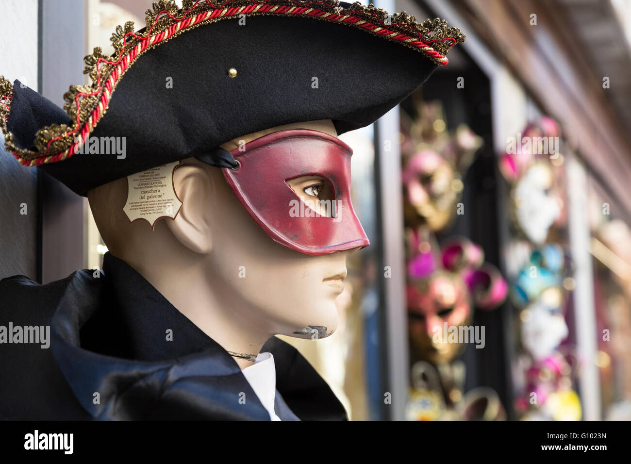 Geschäft mit Venezianischen Masken, Venedig, Italien Stock Photo