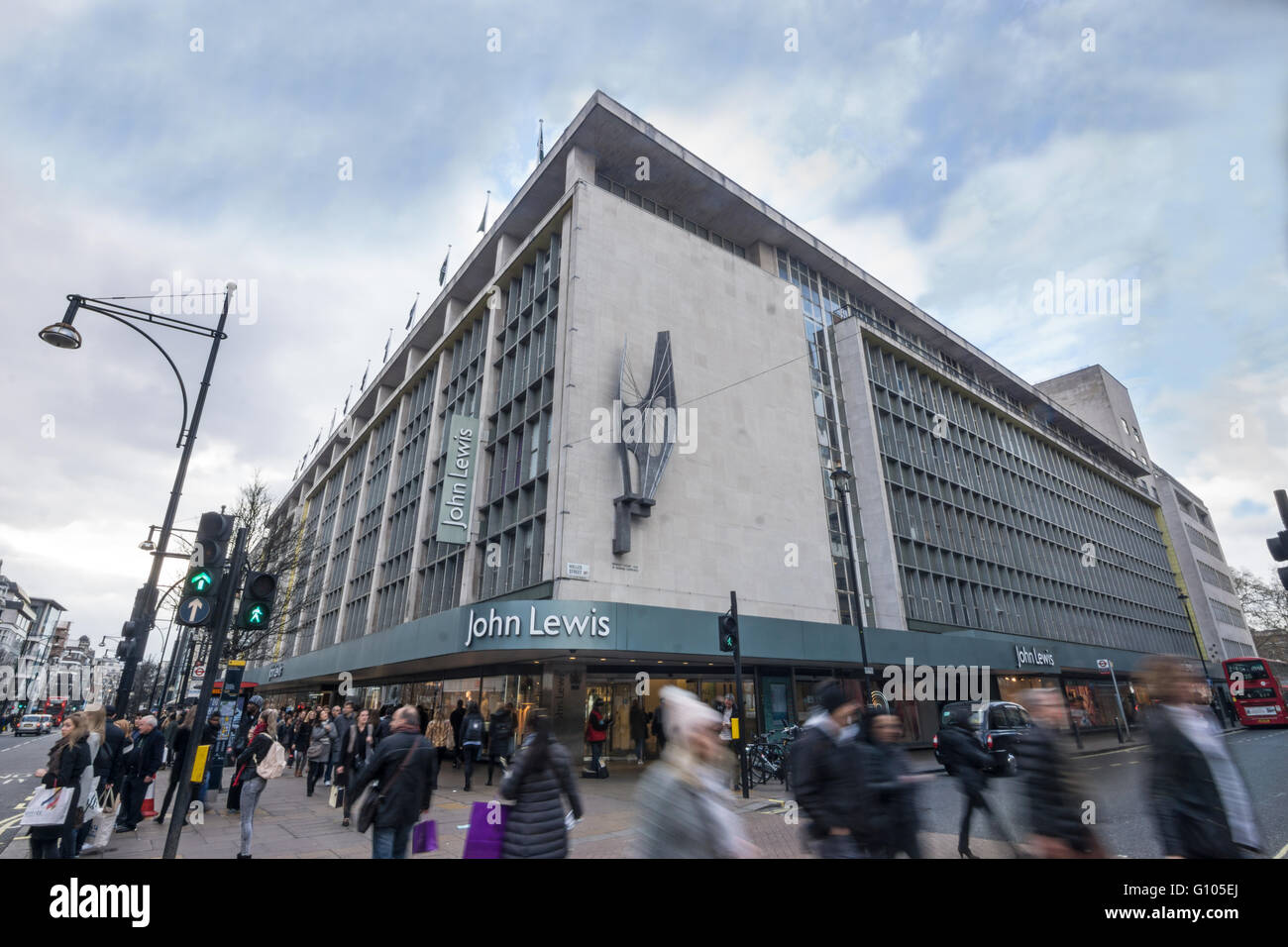 john lewis department store, London Stock Photo Alamy