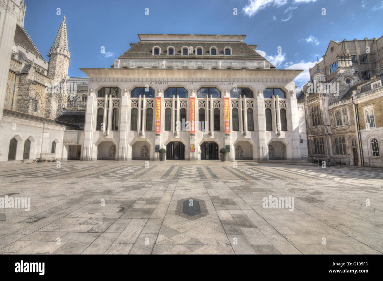 Guildhall Art gallery,  London Stock Photo