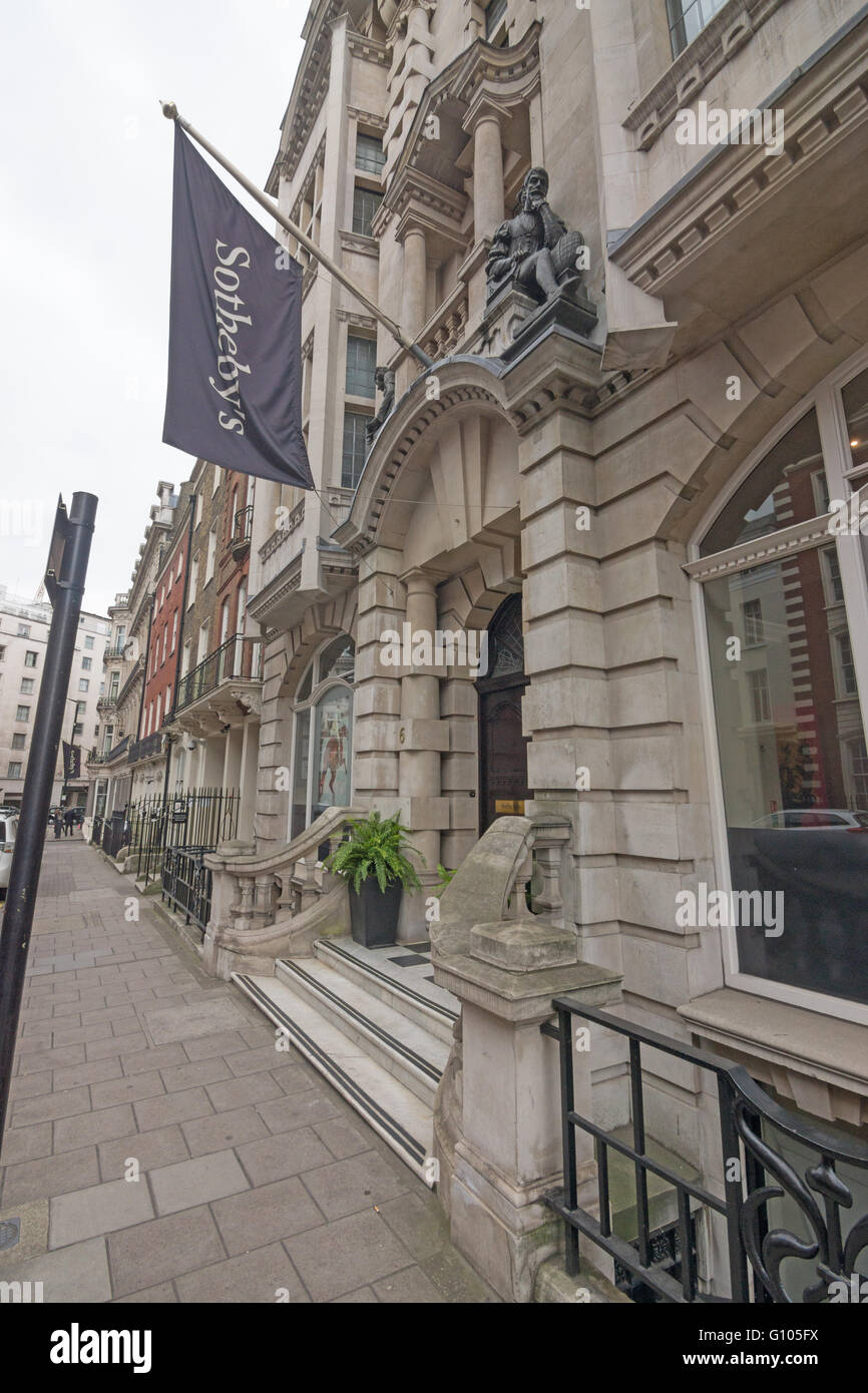 southerby's auction house,  London Stock Photo