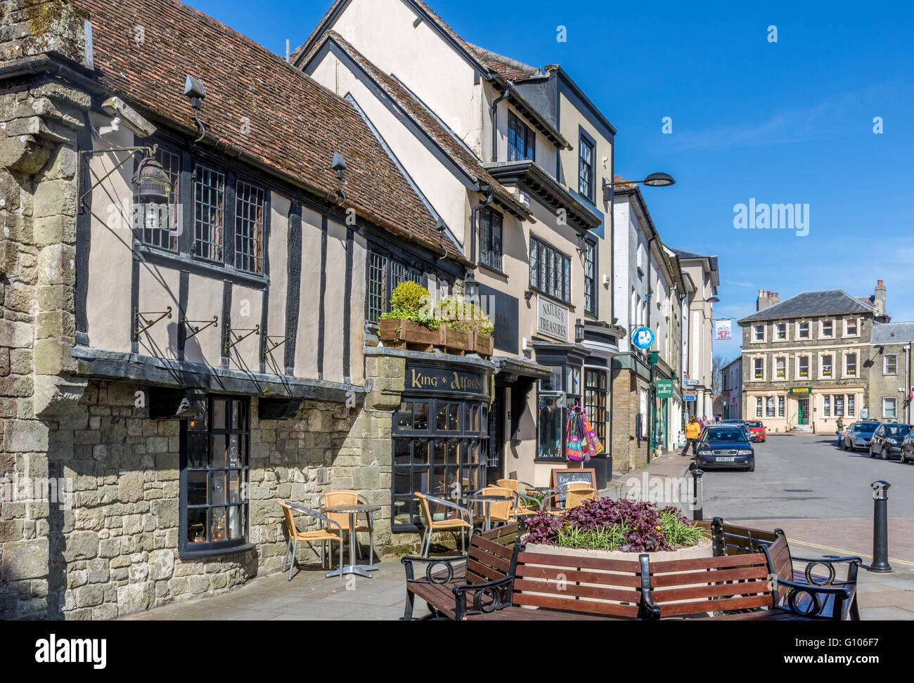 England Dorset Shaftesbury Old buildings Stock Photo Alamy
