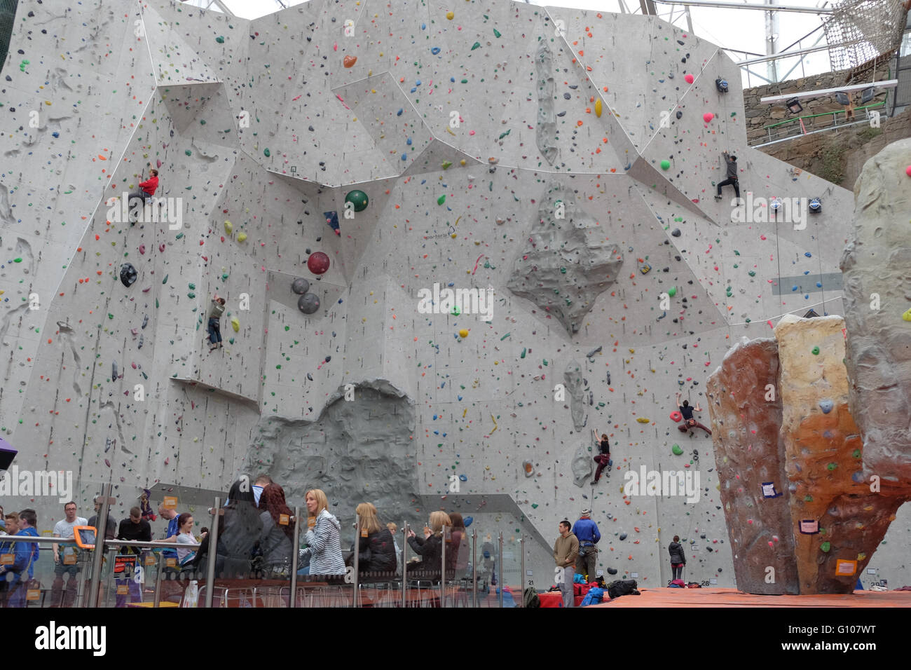Edinburgh International Climbing Arena Ratho Scotland UK Stock Photo 