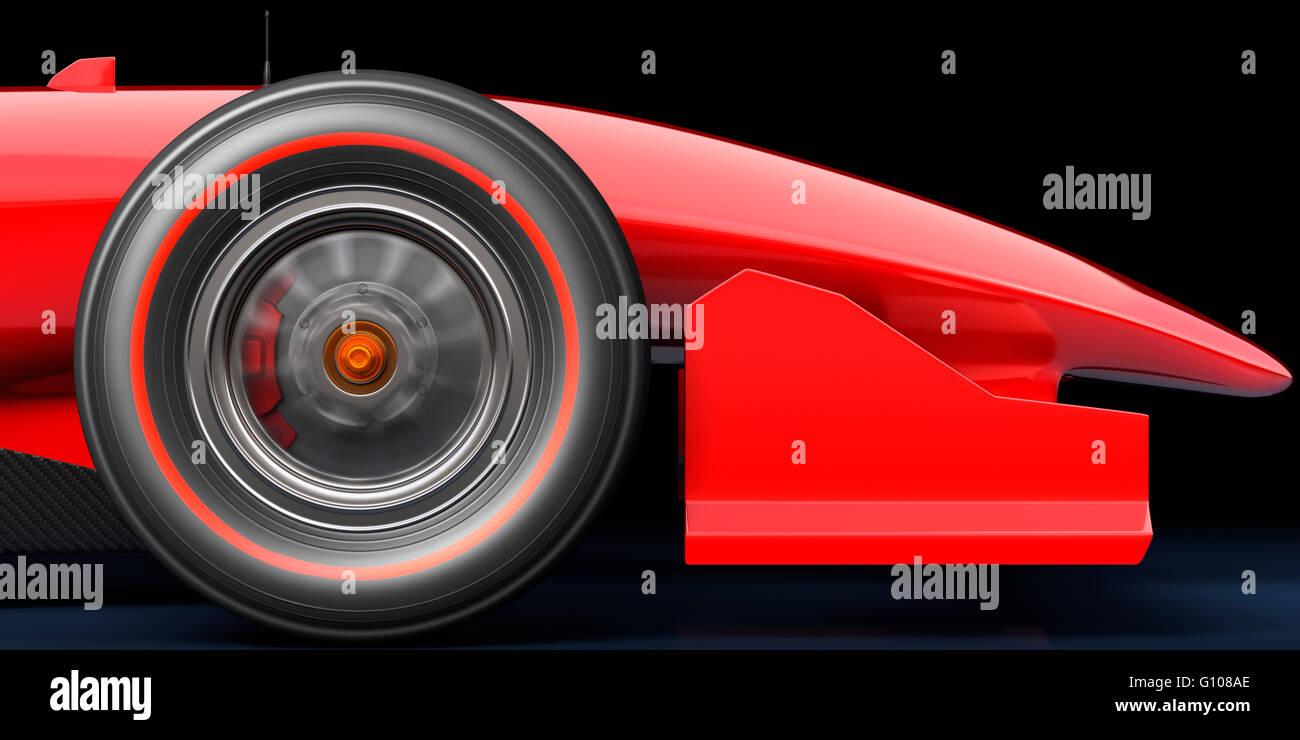 Car wheel with motion blur Stock Photo