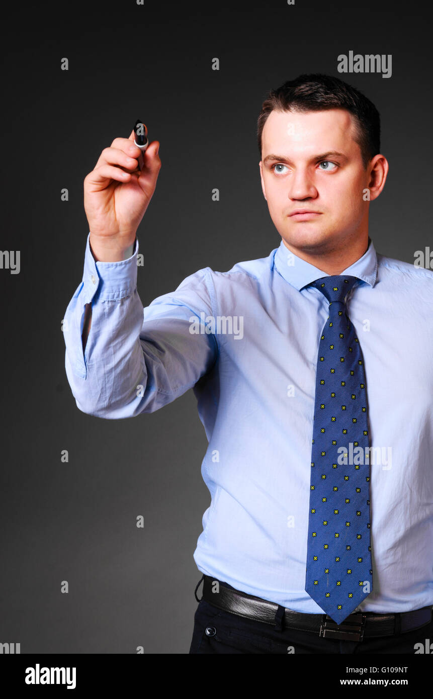 writing in air Stock Photo - Alamy