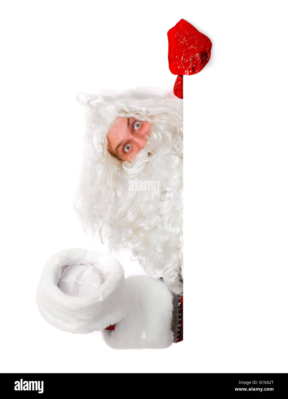 Santa claus hands holding out hi-res stock photography and images - Alamy