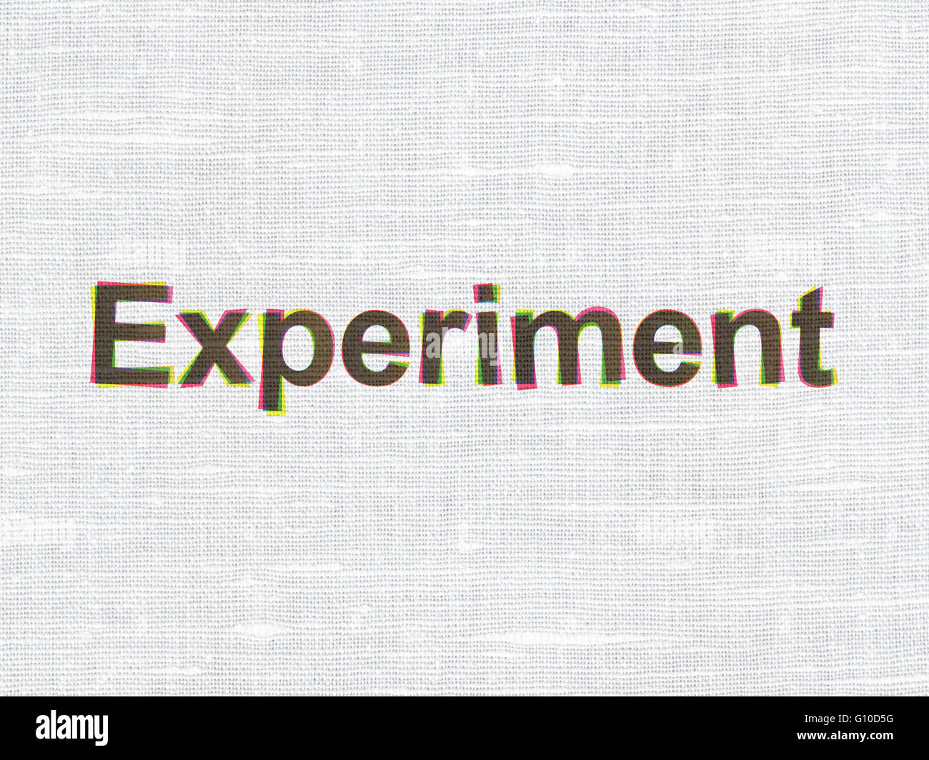 Science concept: Experiment on fabric texture background Stock Photo ...