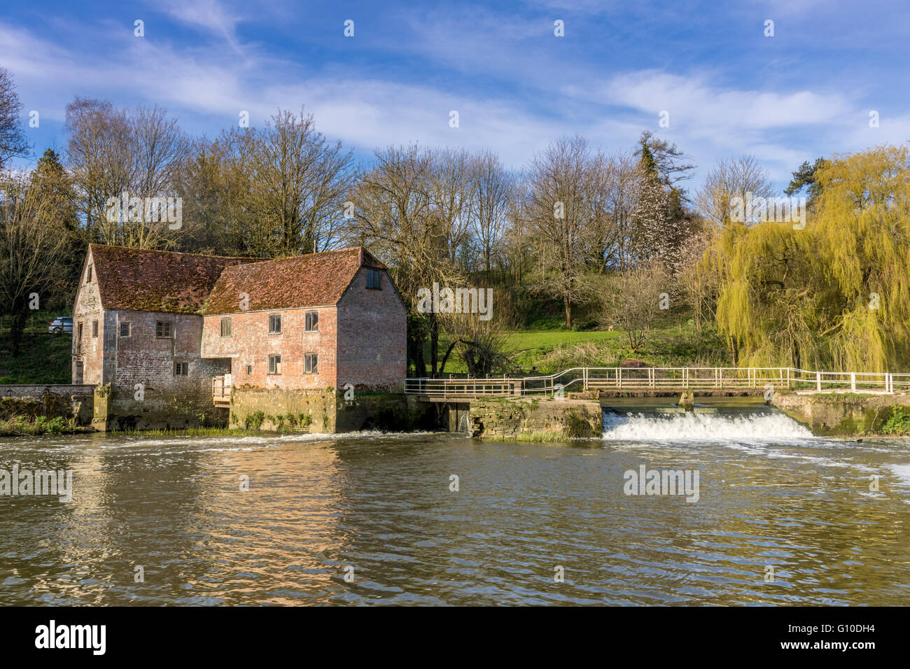 England Dorset Sturminster Newton Mill on the River Stour Stock Photo