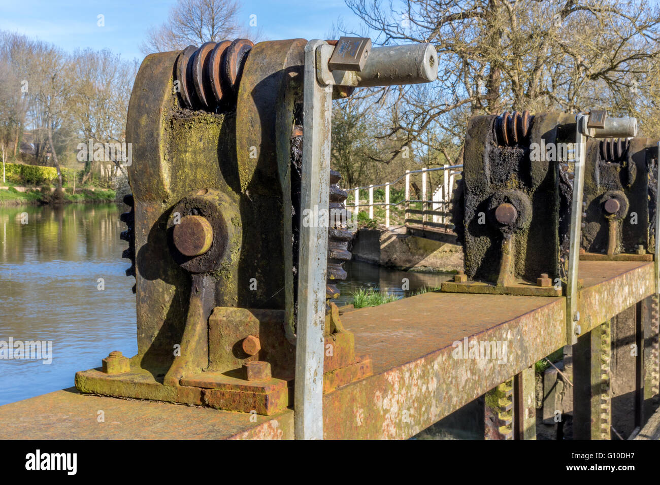 England Dorset Sturminster Newton Mill on the River Stour Stock Photo