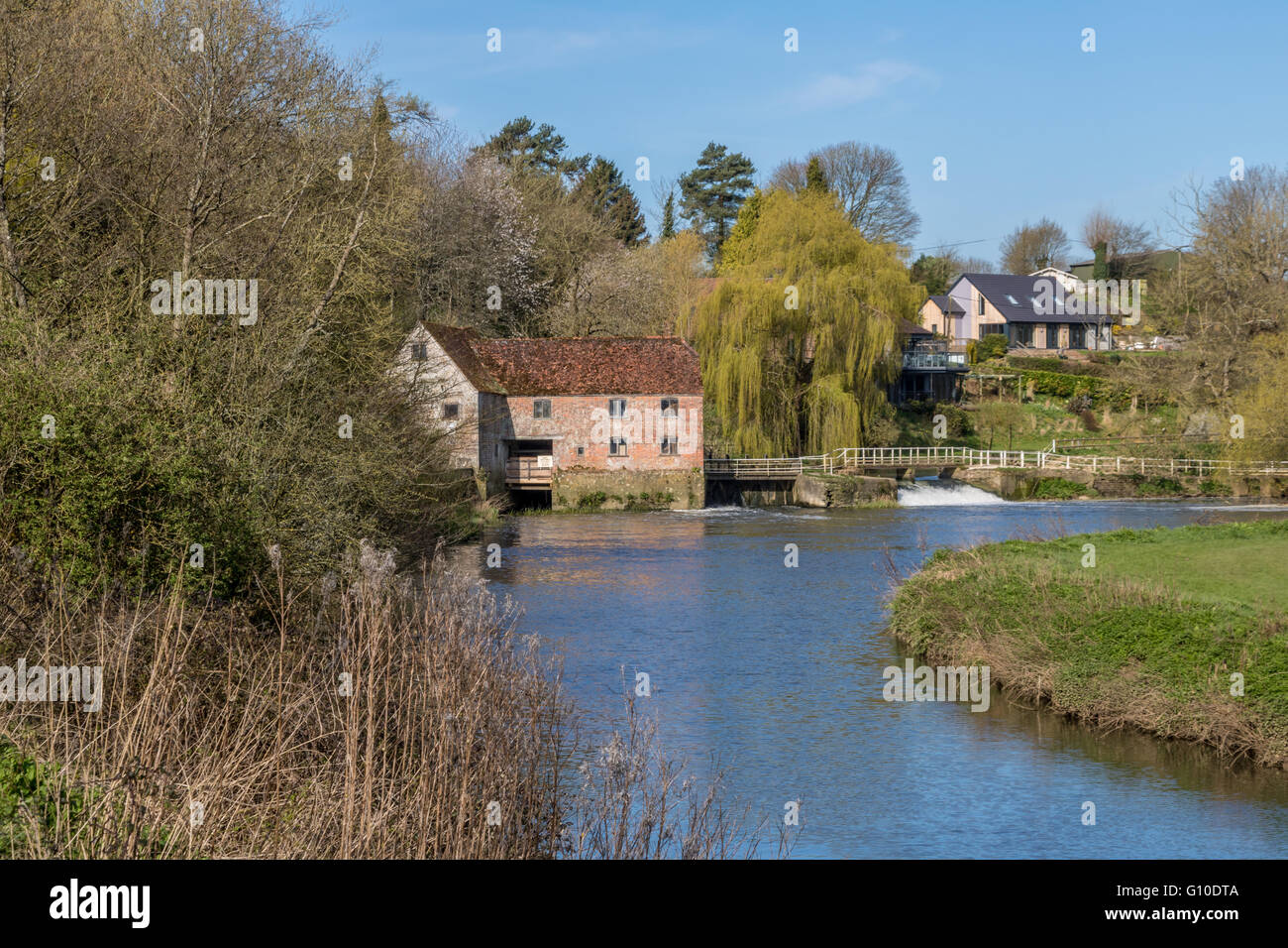 England Dorset Sturminster Newton Mill on the River Stour Stock Photo