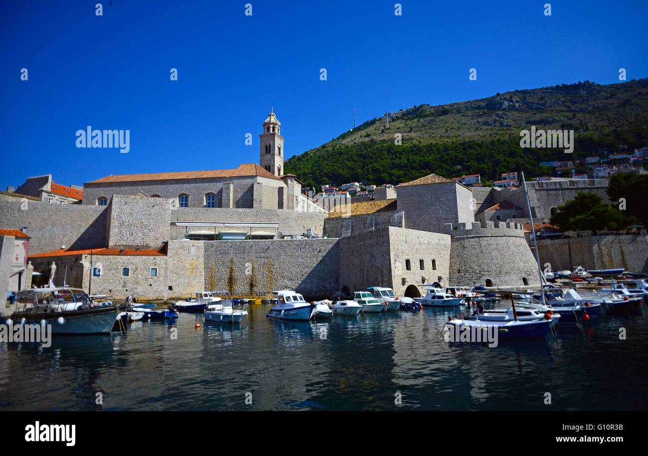 Old port of Dubrovnik, Croatia Stock Photo - Alamy