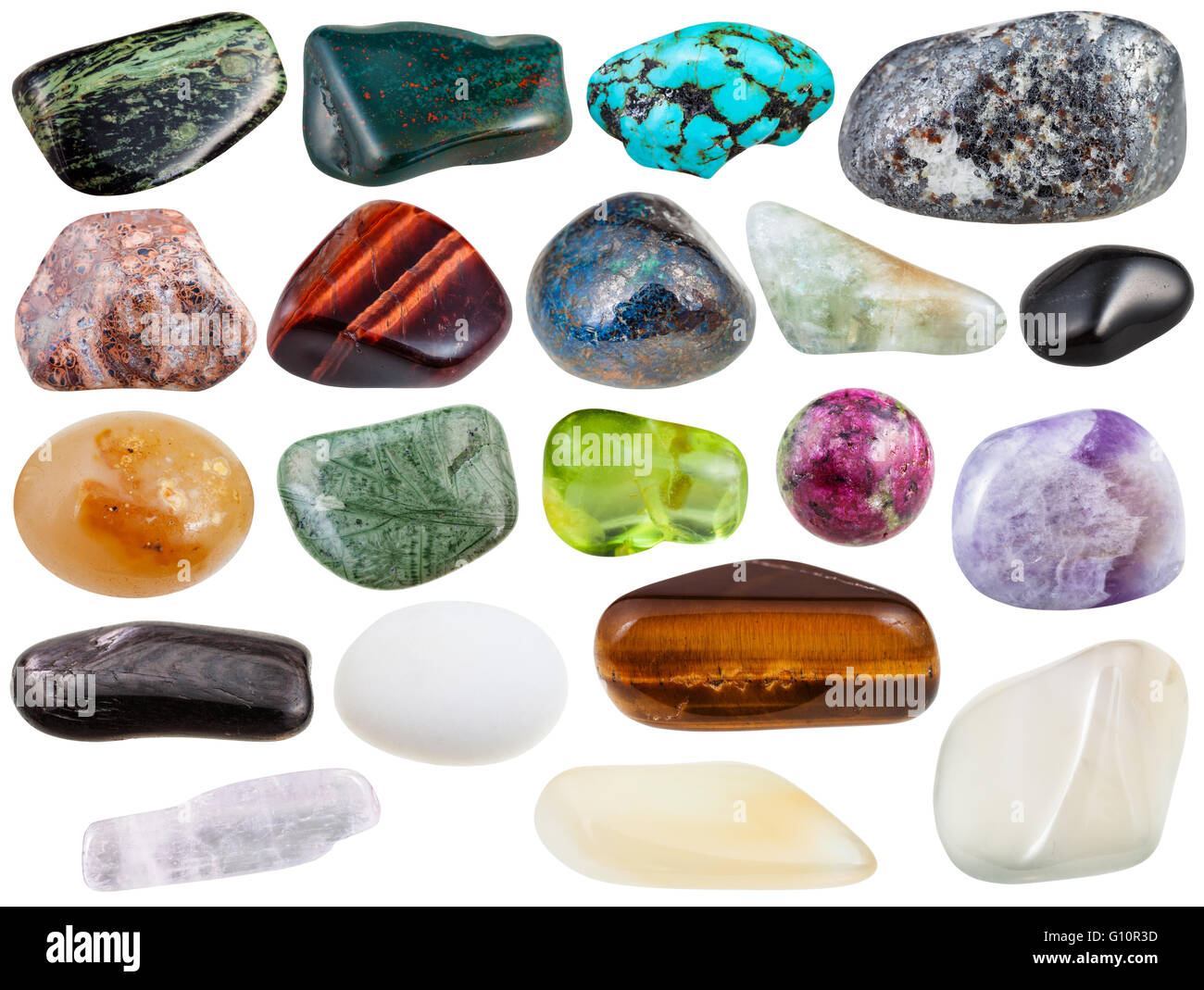 azurite polished stone