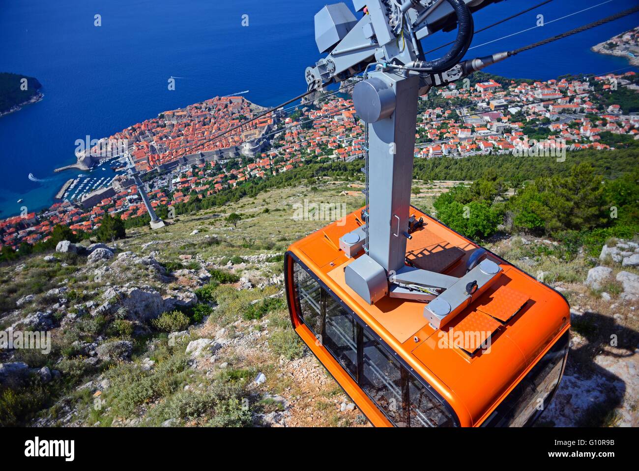 Dubrovnik Cable Car, a 4minute ride transports visitors 778 meters to