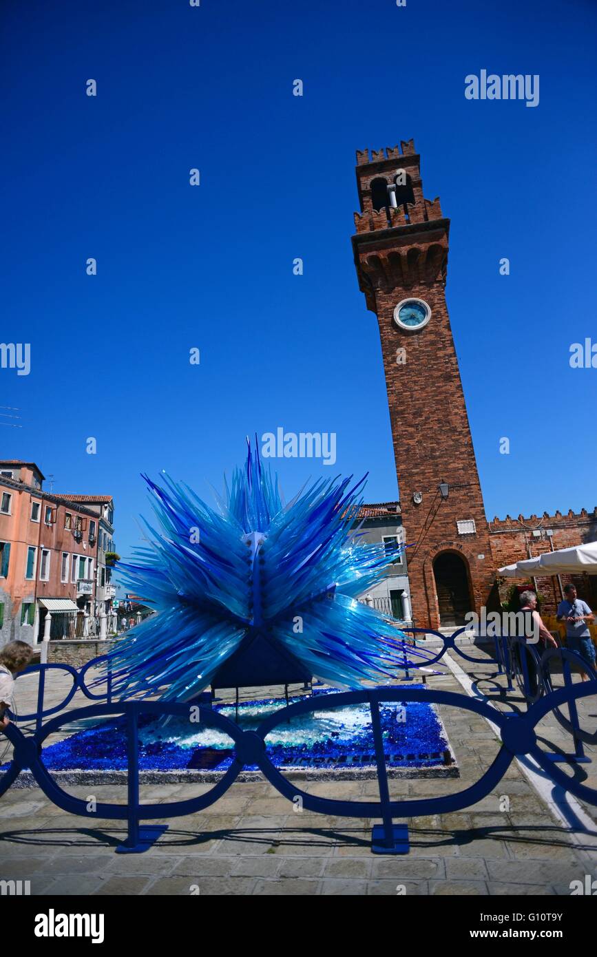 Glass Star" sculpture made for Christmas 2007 by Master glass maker Simone Cenedese