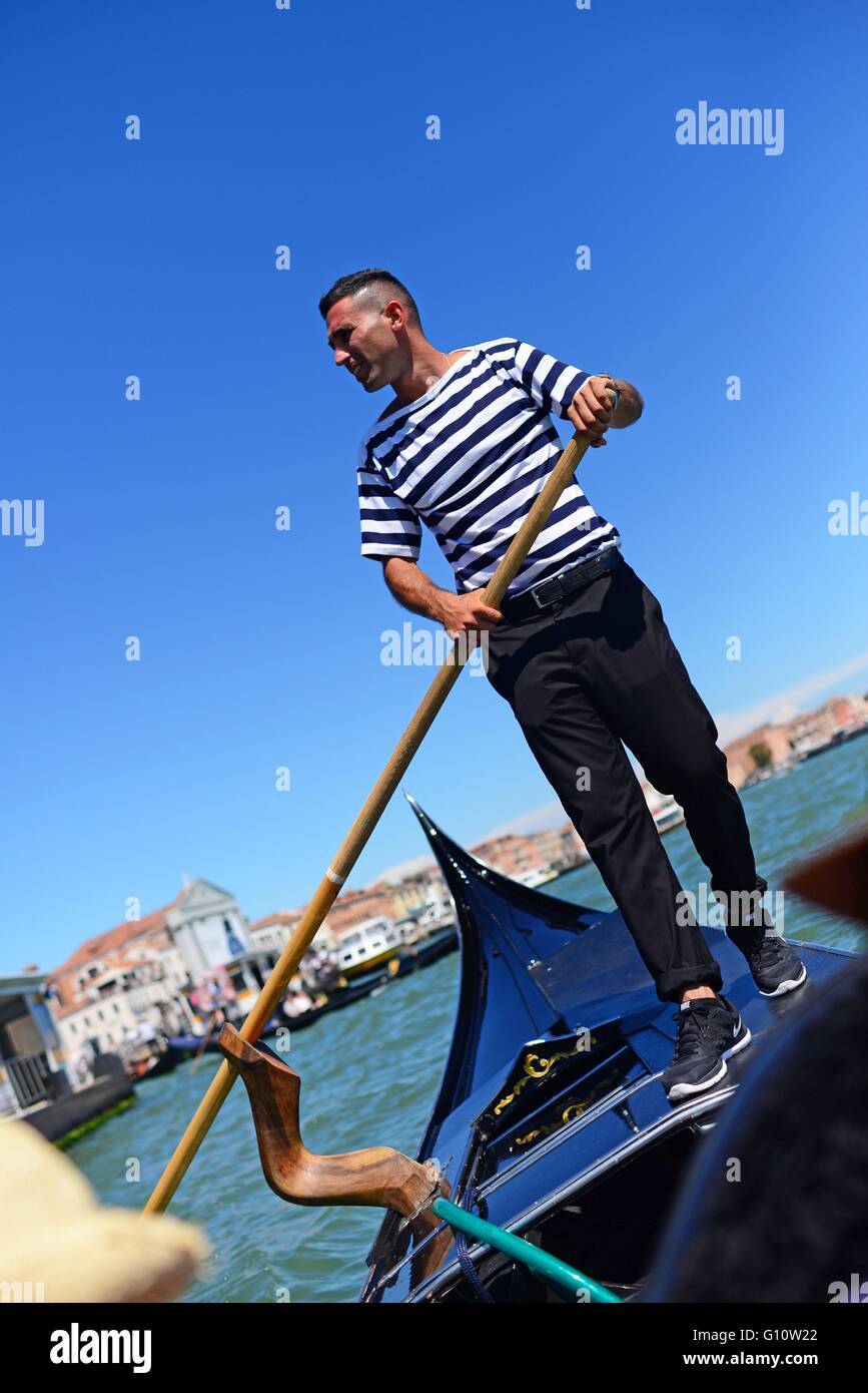Gondola driver hires stock photography and images Alamy