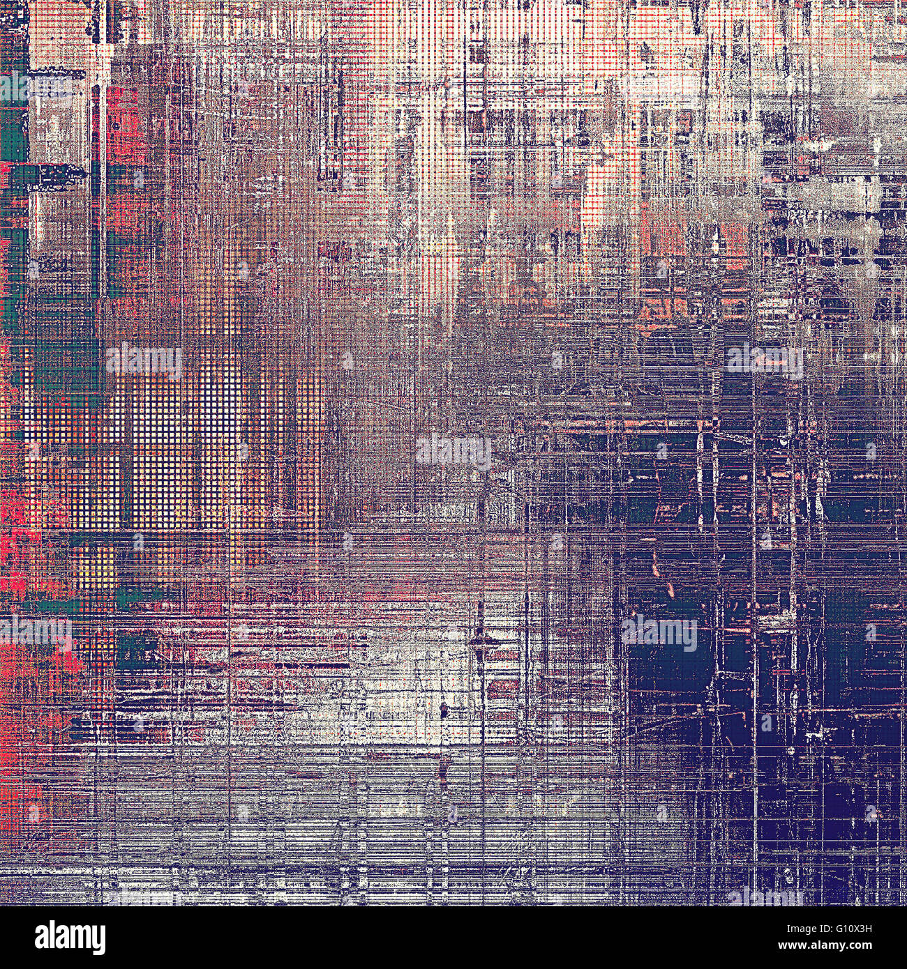 Retro texture, shabby and ragged background in grunge style. With ...
