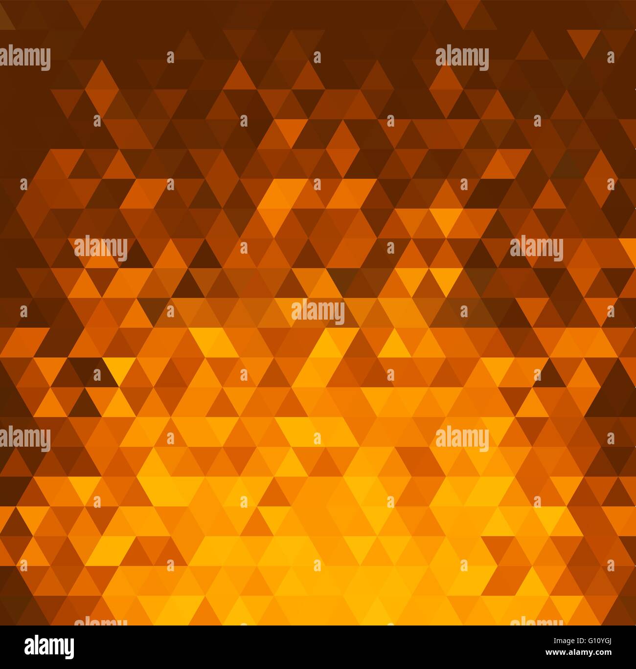 Vector orange Abstract color mosaic background with triangles Stock ...