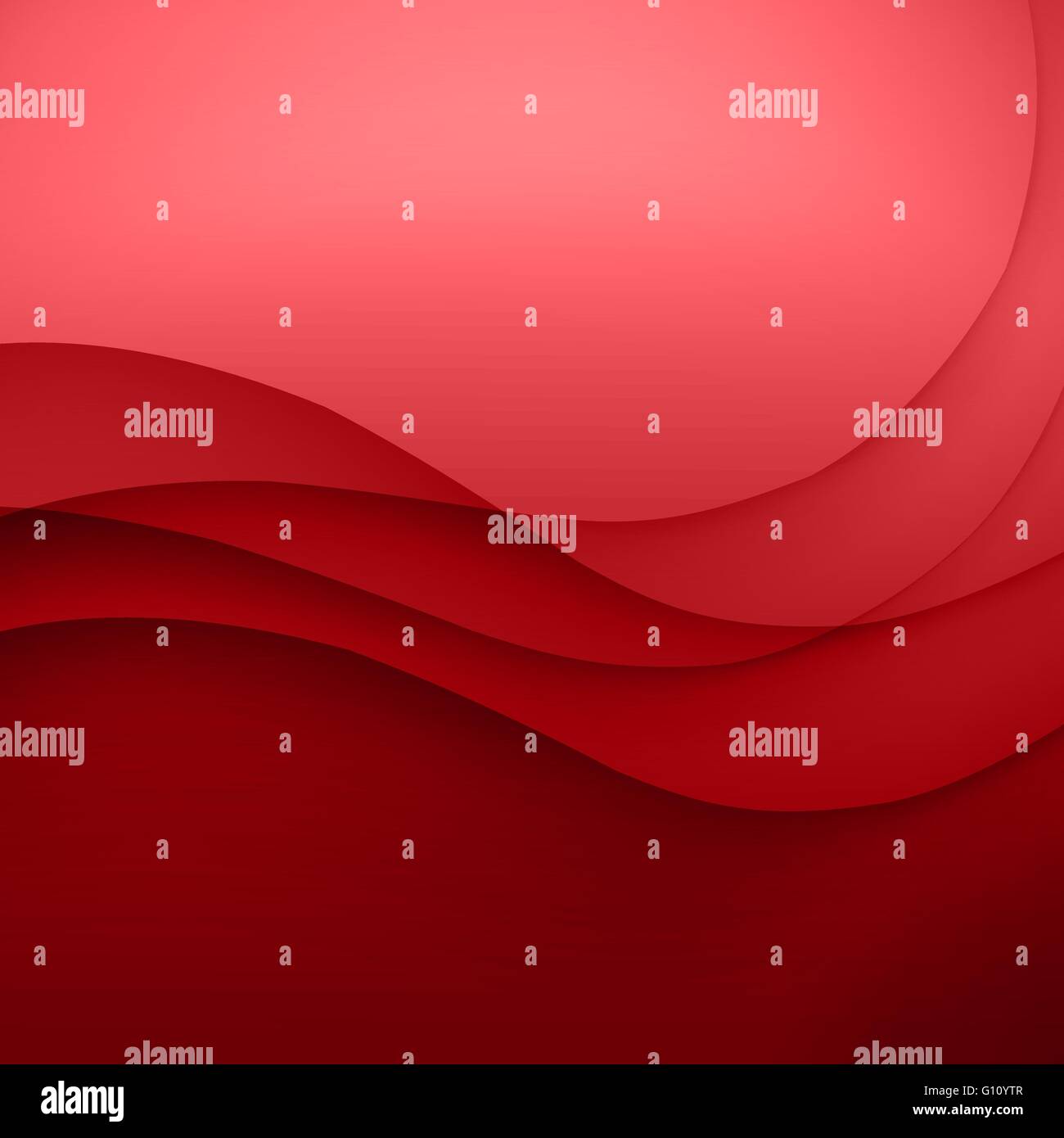 Red vector Template Abstract background with curves lines and shadow ...