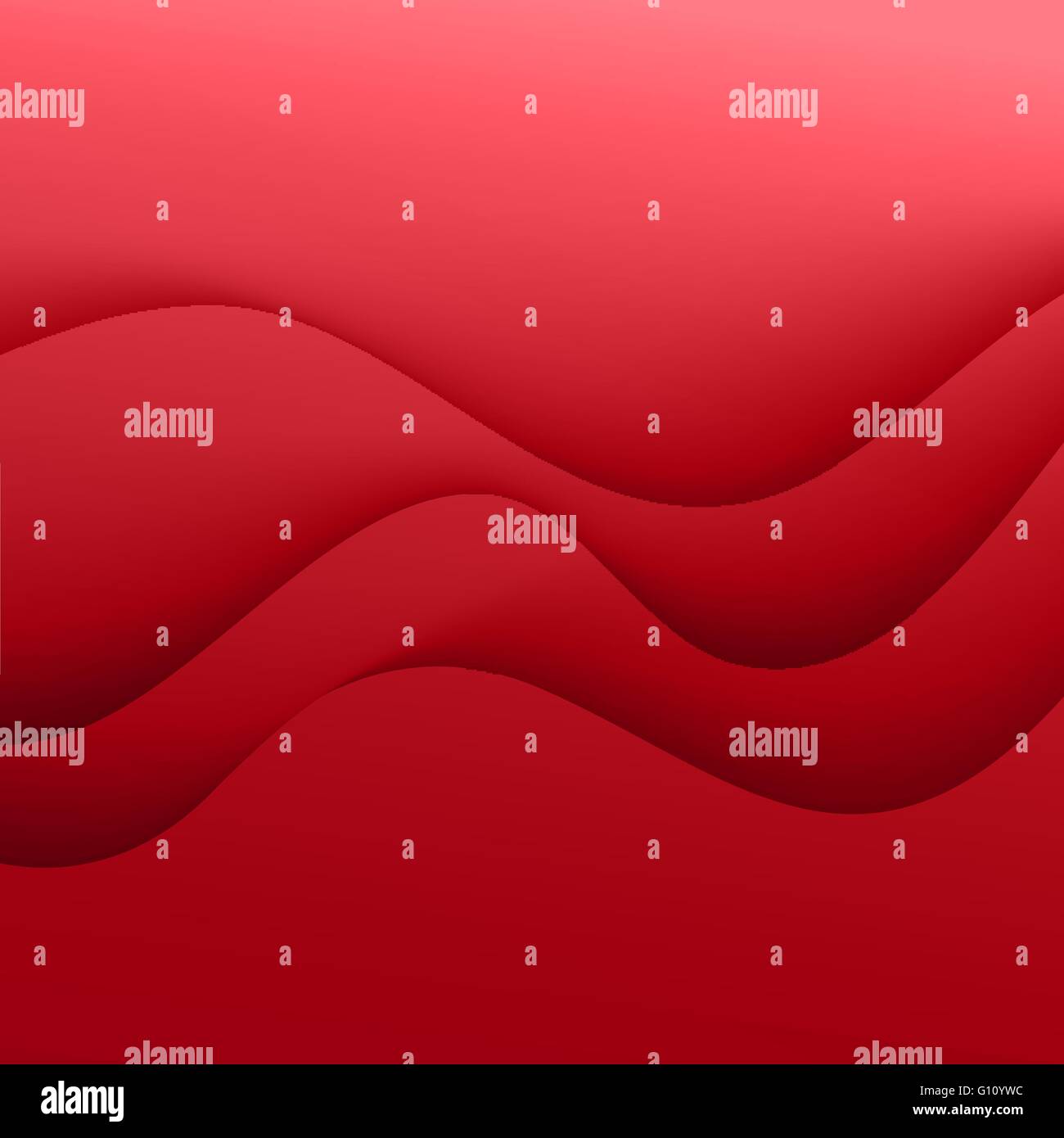 Red vector Template Abstract background with curves lines and shadow ...