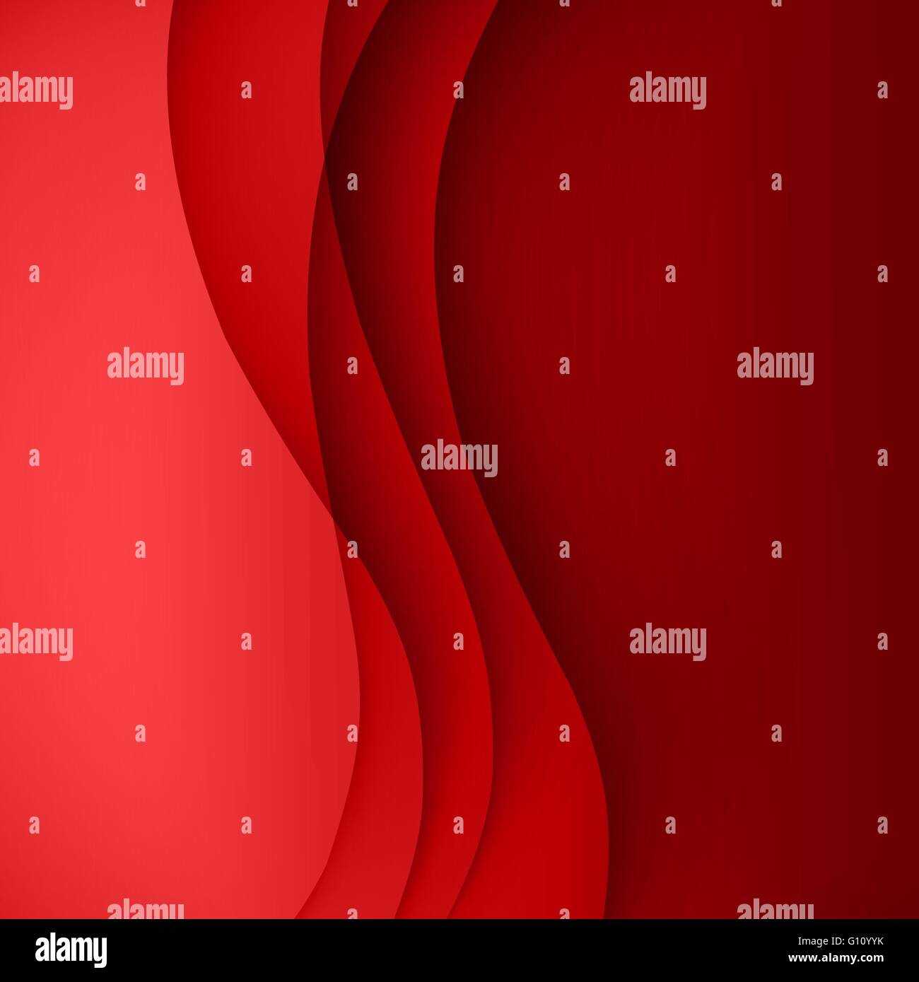Red vector Template Abstract background with curves lines and shadow ...