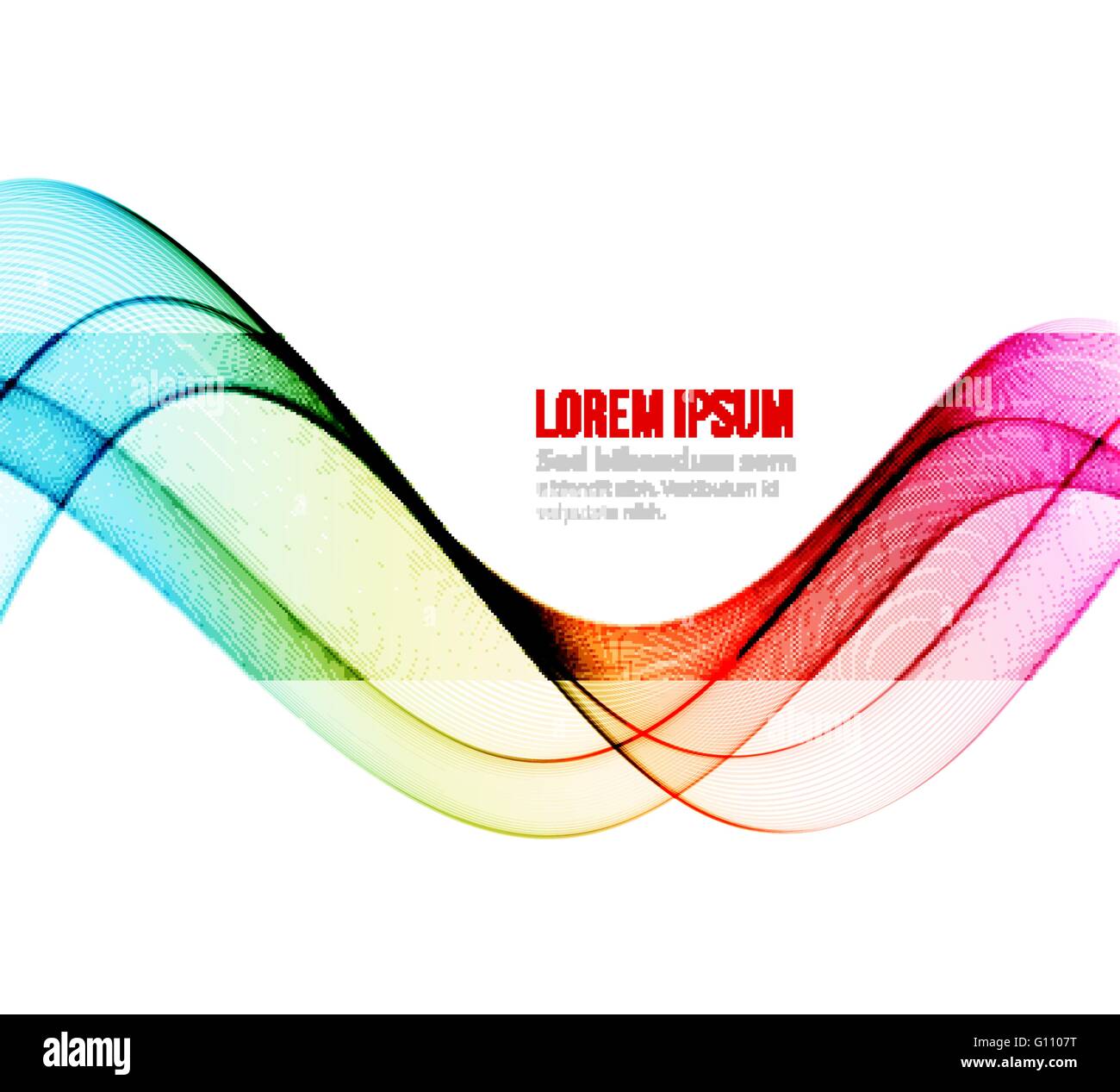 Vector Abstract color wave background. Rainbow wave Stock Vector Image ...