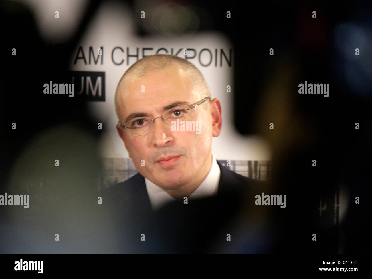 Michail Borissowitsch Chodorkowski Pressekonferenz im Haus am