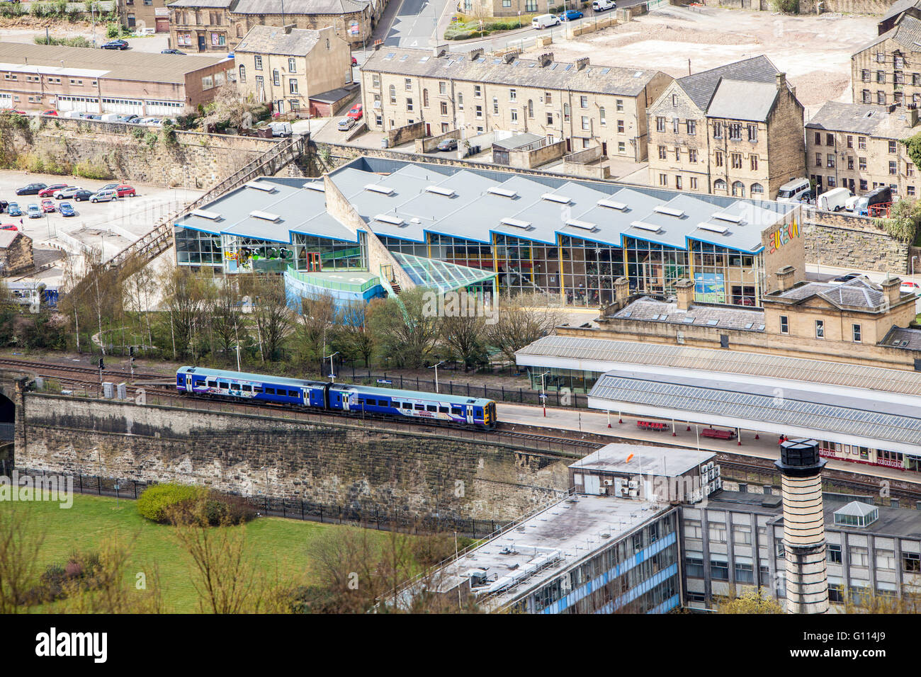 Eureka Museum and Train Station, Halifax, Calderdale, West Yorkshire, UK Stock Photo