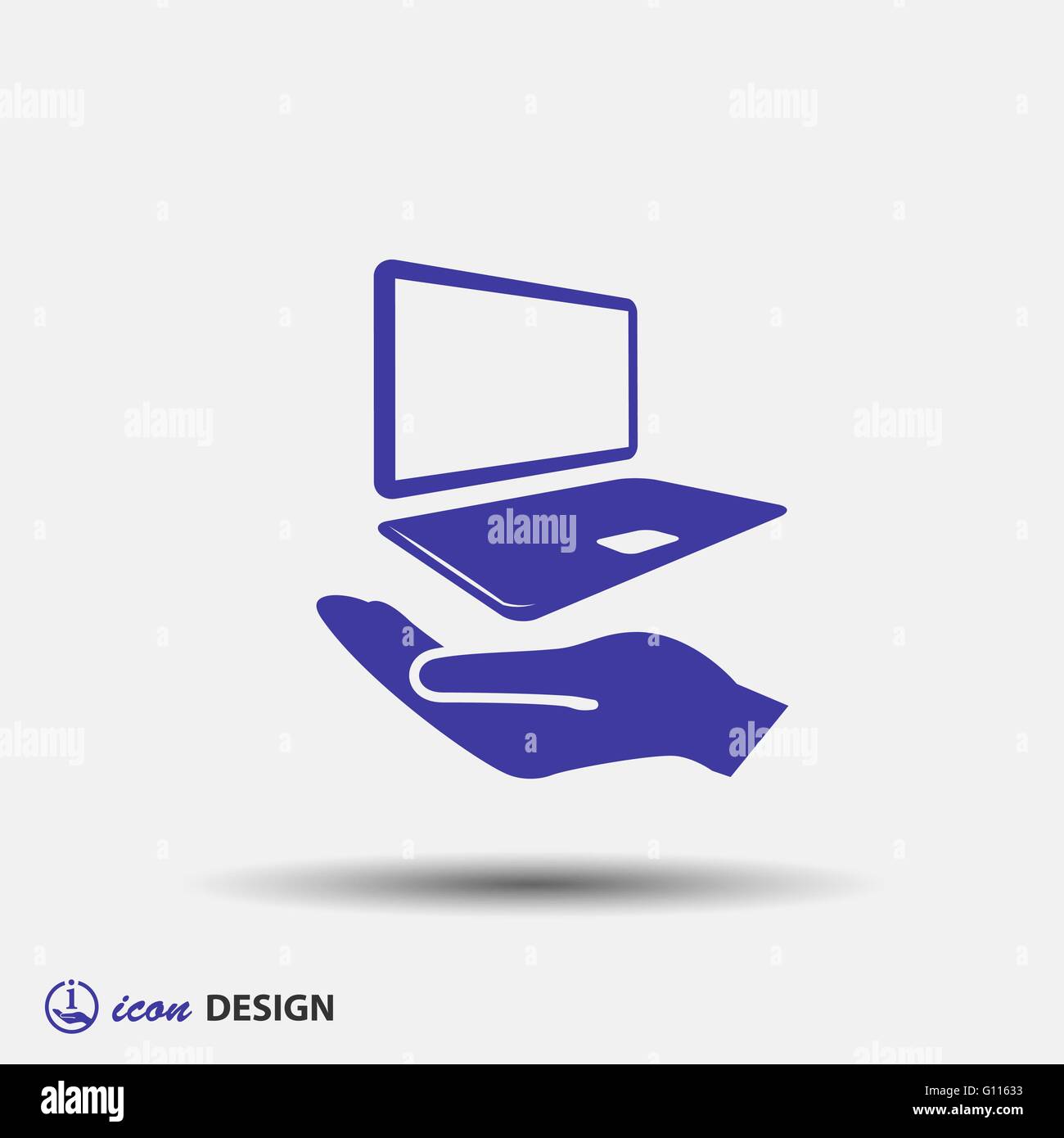 Pictograph of computer Stock Vector Image & Art - Alamy