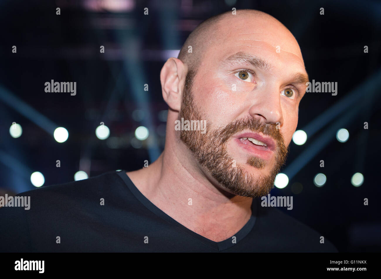 British Heavyweight Boxing World Champion Tyson Fury Speaks During An Stock Photo Alamy
