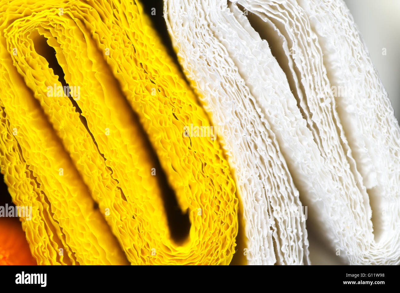 closeup to colorful crepe paper Stock Photo - Alamy