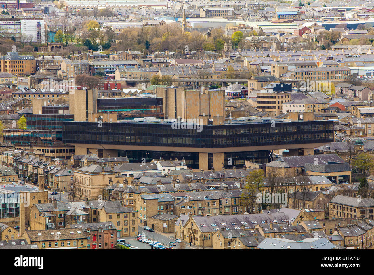The former Halifax Bank headquarters on Trinity Road, Halifax